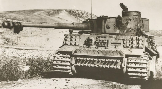 First Tiger I Knocked Out by the British