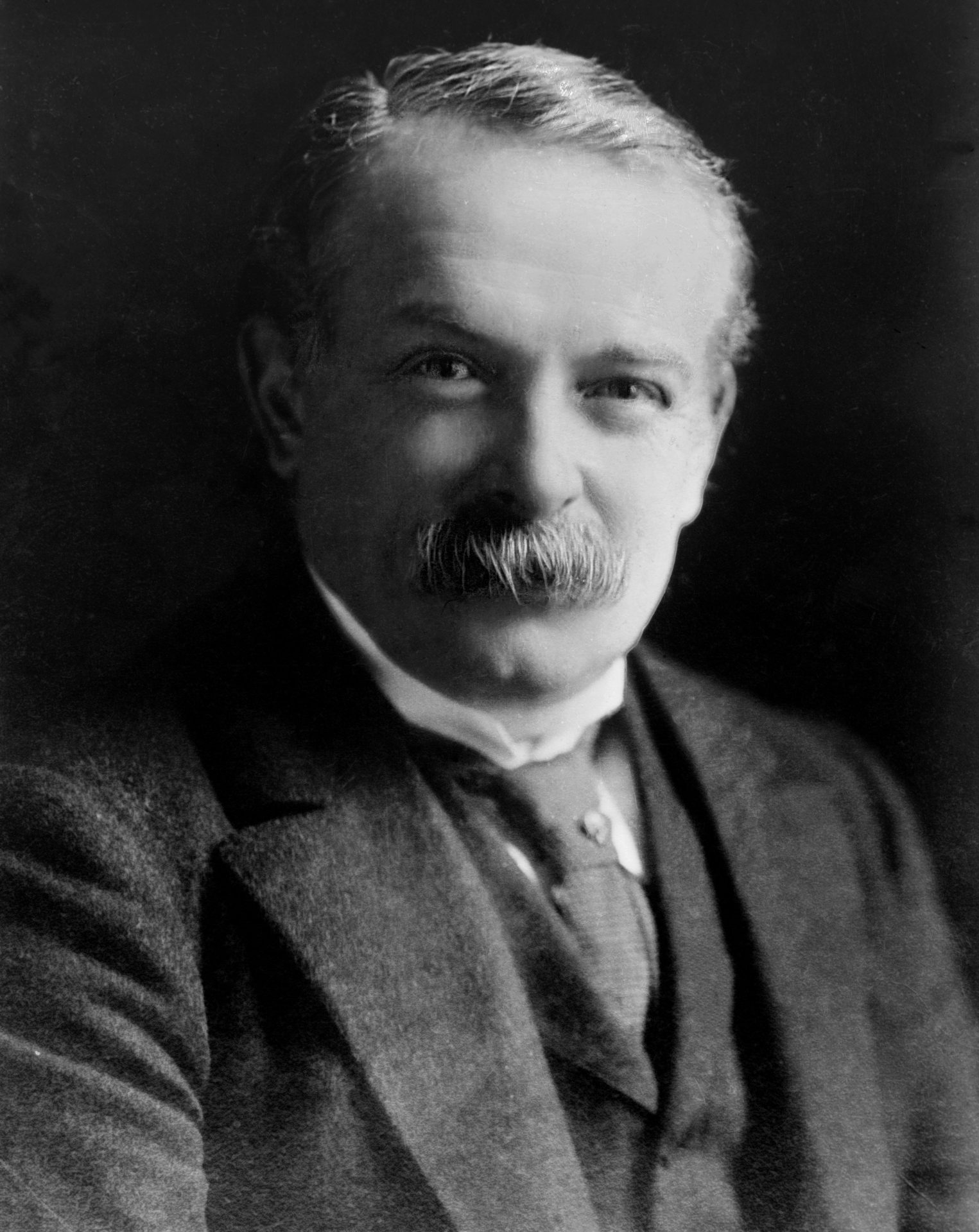 LloydGeorge British Prime Minister David Lloyd-George smiling at the camera