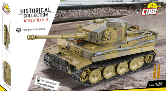 Tiger 131 upgrade Cobi Tiger 131 upgraded model front of box
