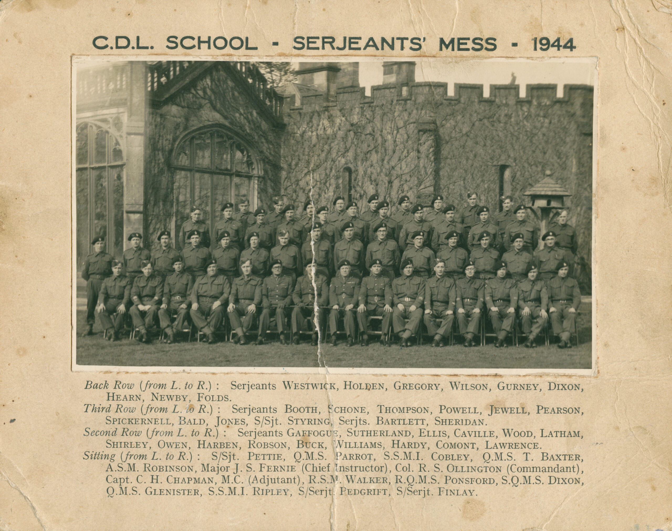 A Rather Striking Clock - Ollington CDL School Photograph 10736-001