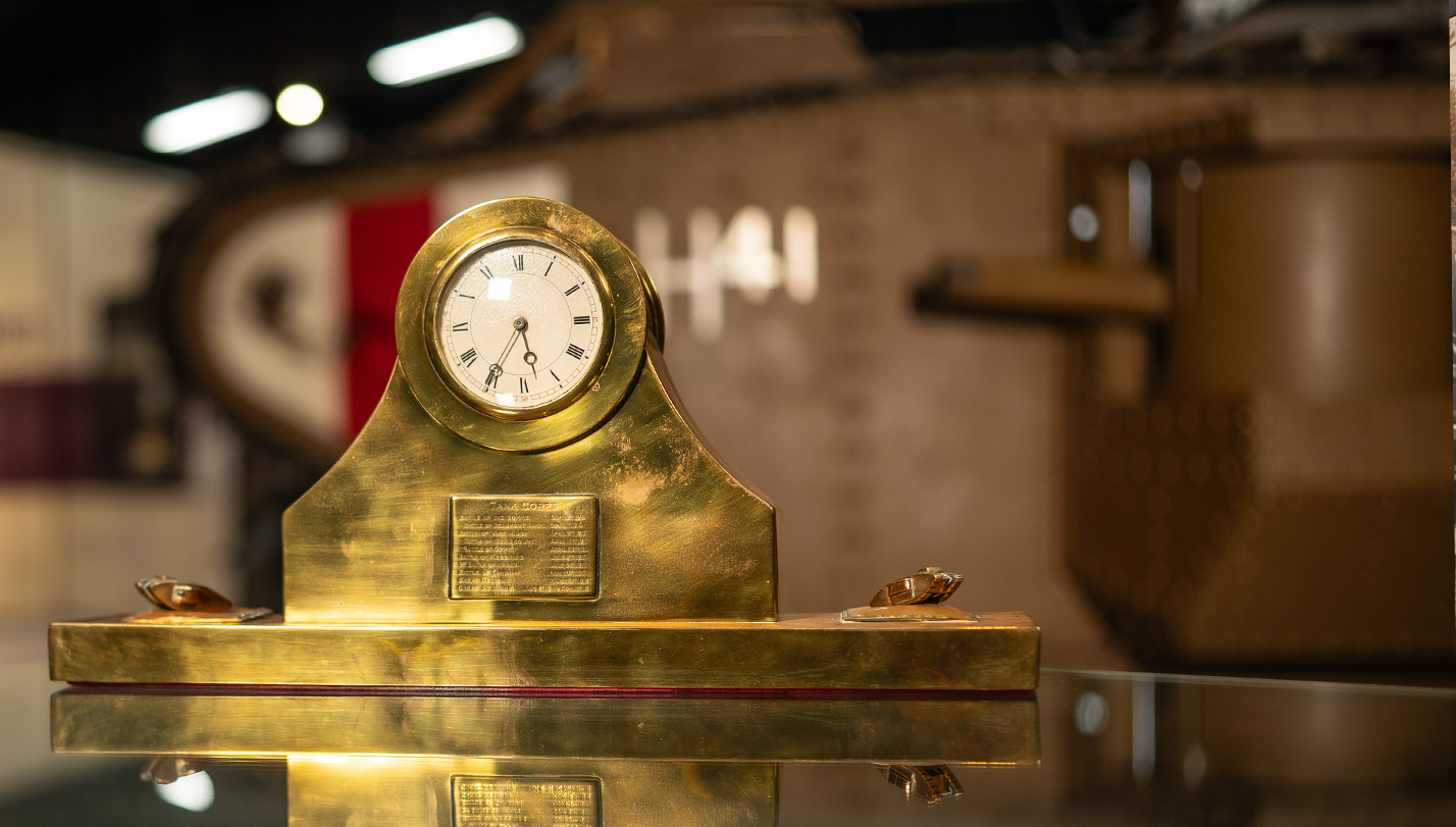 A rather striking clock close-up